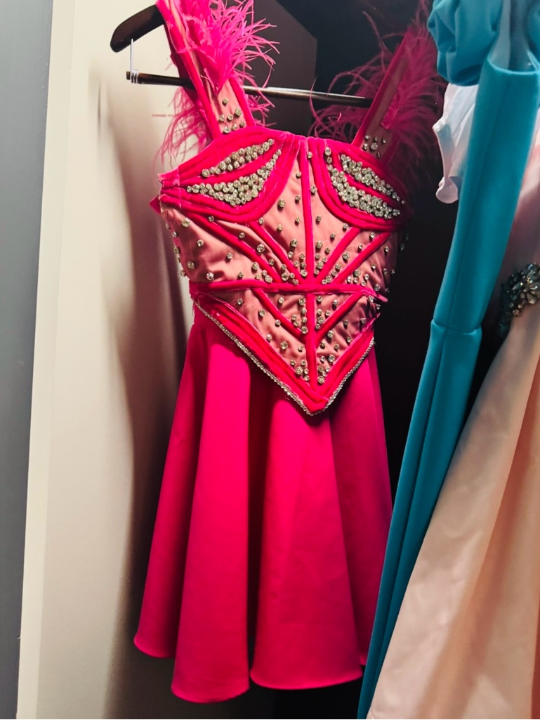Milly Minis Hot Pink Sequin Theater Costume Dress